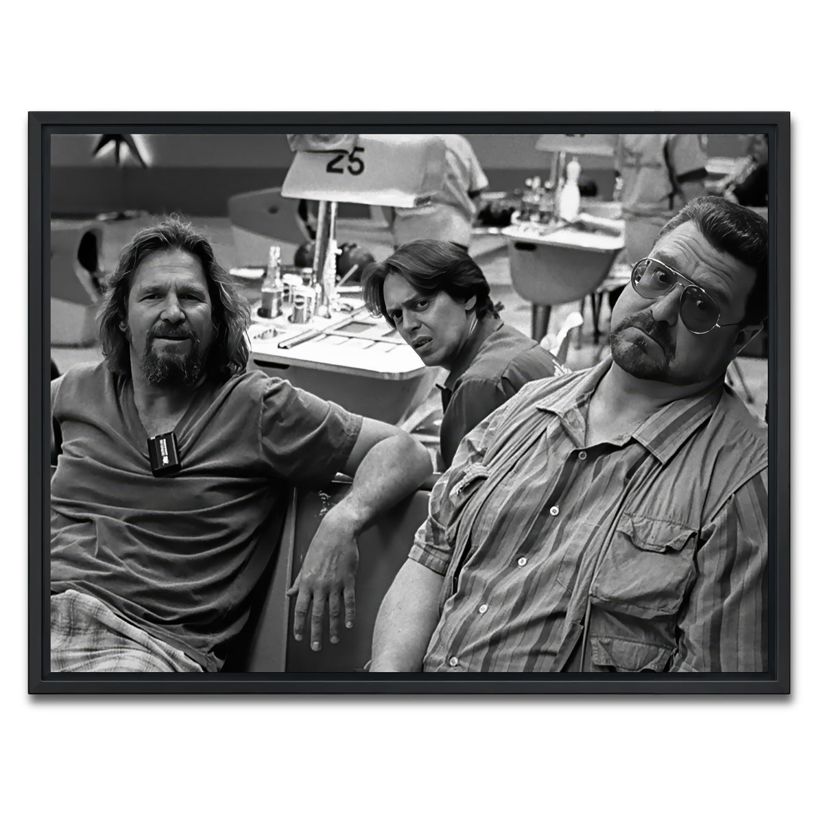 AUTO-MOCKUP WHITE | The Big Lebowski | 1 Piece | Black Frame | group=4x3