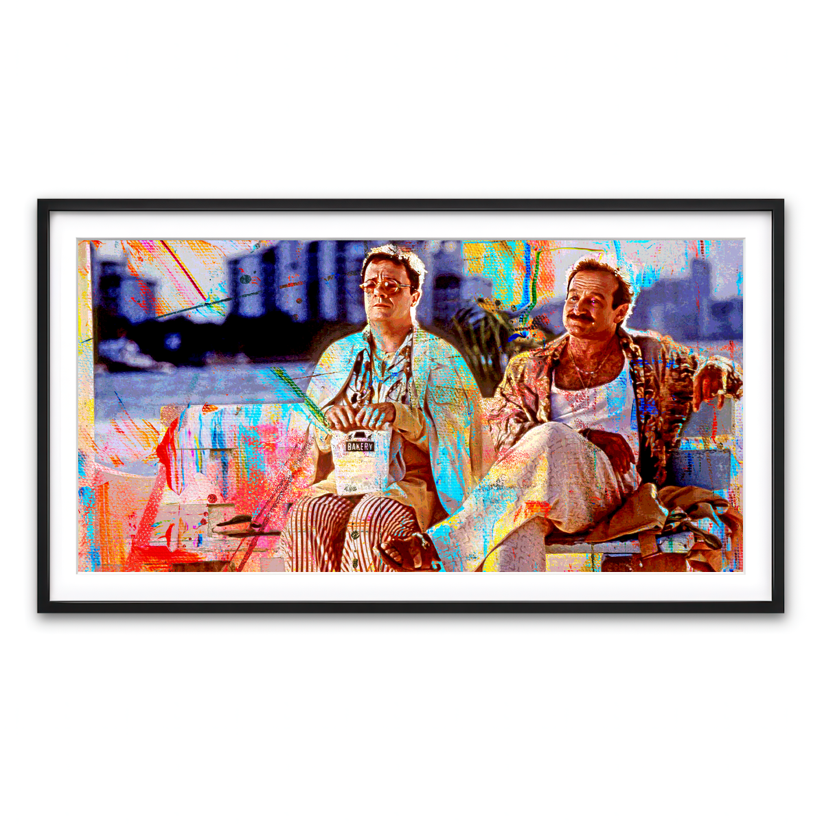 Framed Print 2x1 Black