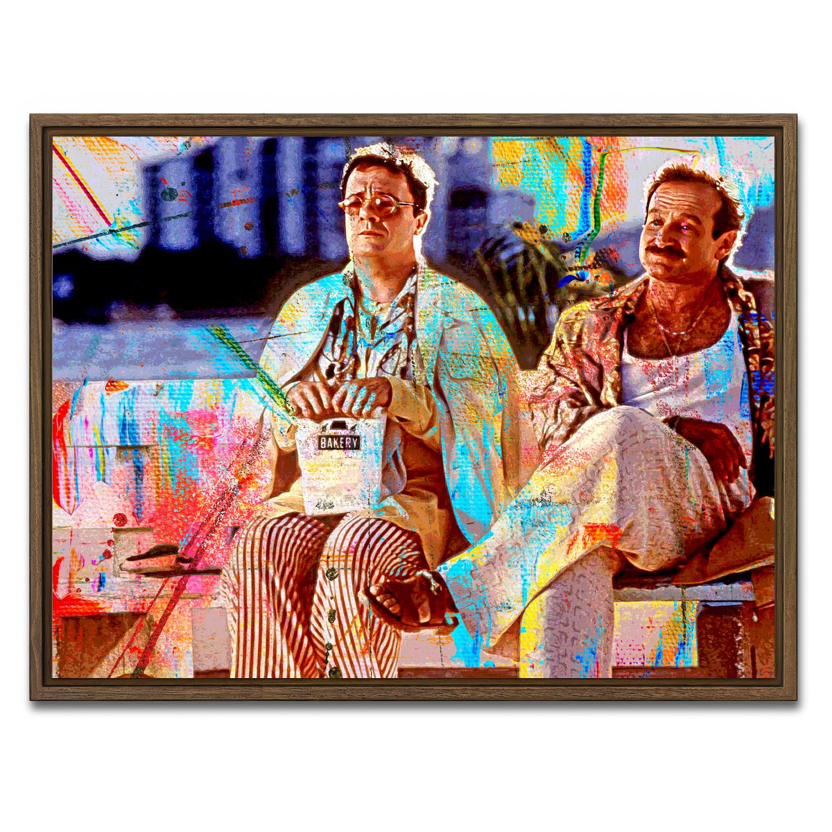 AUTO-MOCKUP WHITE | The Birdcage | 1 Piece | Walnut Framed Canvas | group=4x3