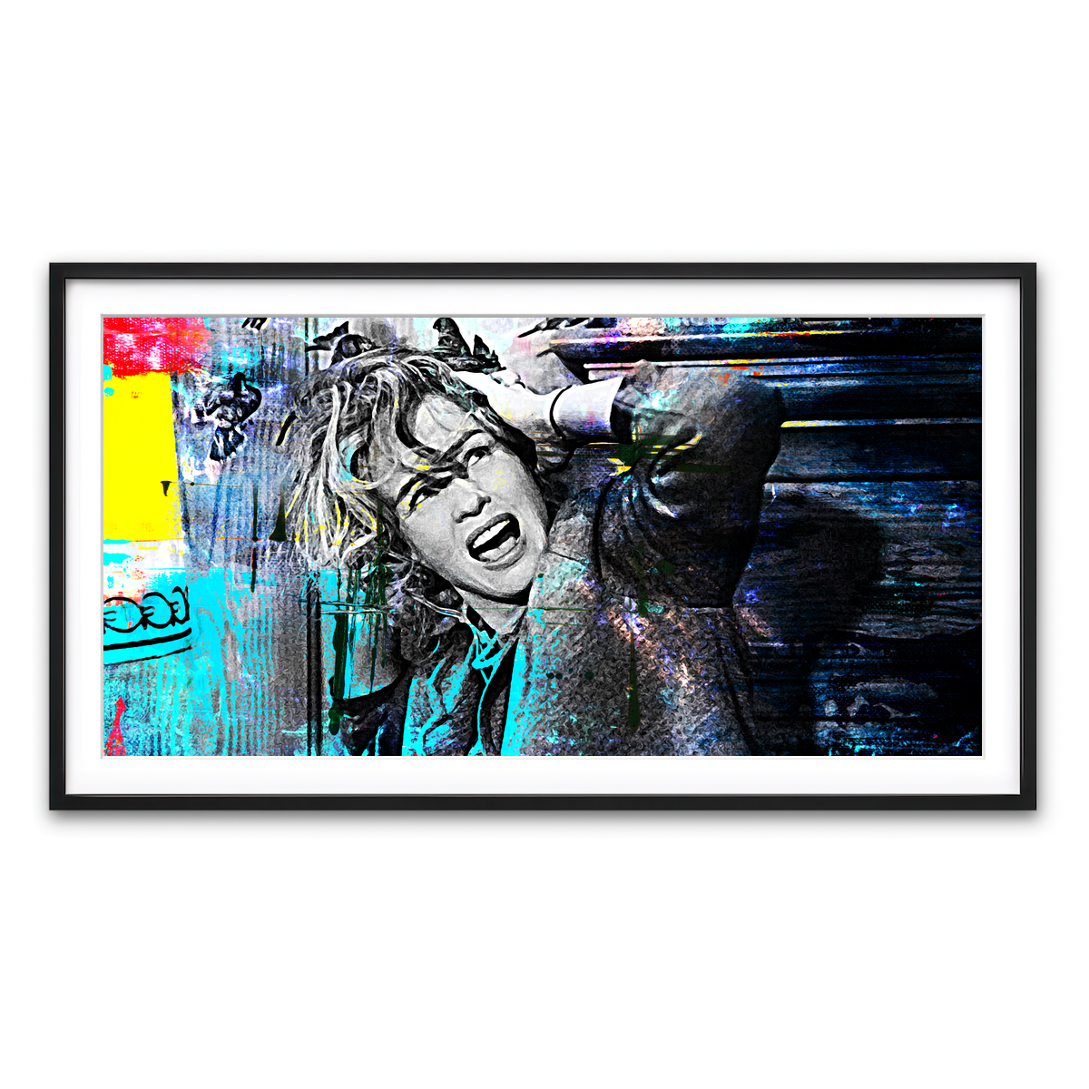 Framed Print 2x1 Black