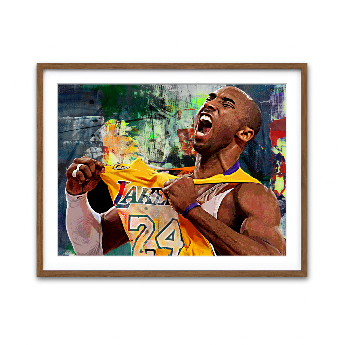 Framed Print 4x3 Walnut