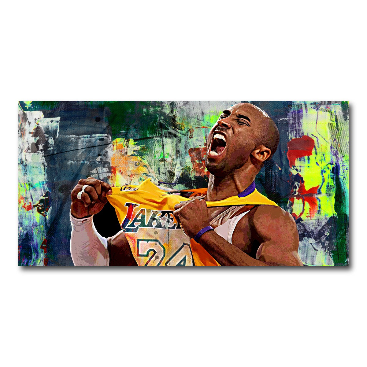 AUTO-MOCKUP WHITE | The Black Mamba Go Green | 1 Piece | Gallery Wrap Canvas | group=2x1