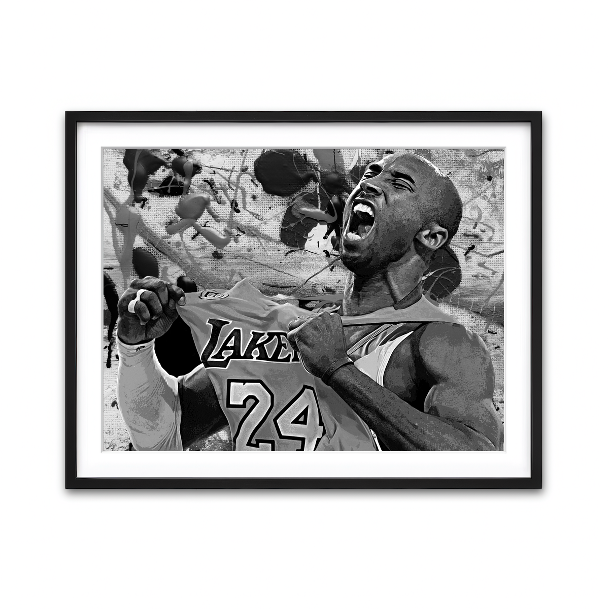 Framed Print 4x3 Black