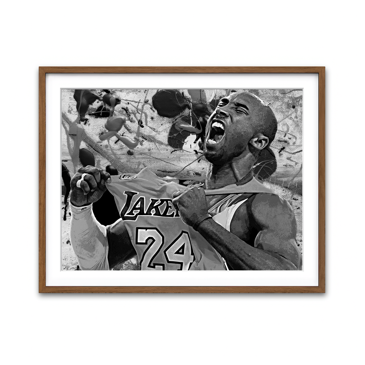 Framed Print 4x3 Walnut