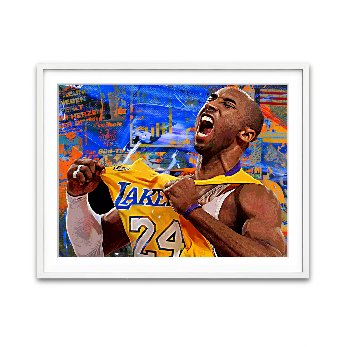 Framed Print 4x3 White