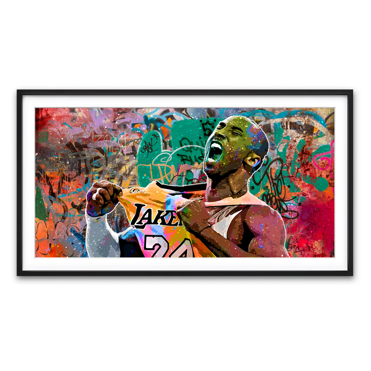 Framed Print 2x1 Black