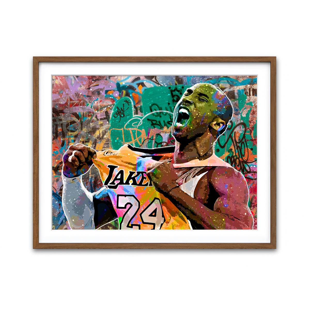 Framed Print 4x3 Walnut