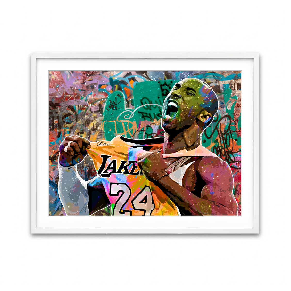 Framed Print 4x3 White