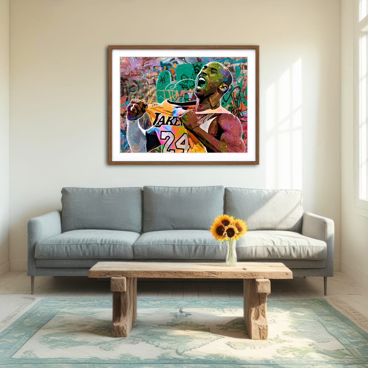 AUTO-MOCKUP ROOM | The Black Mamba Wall Art