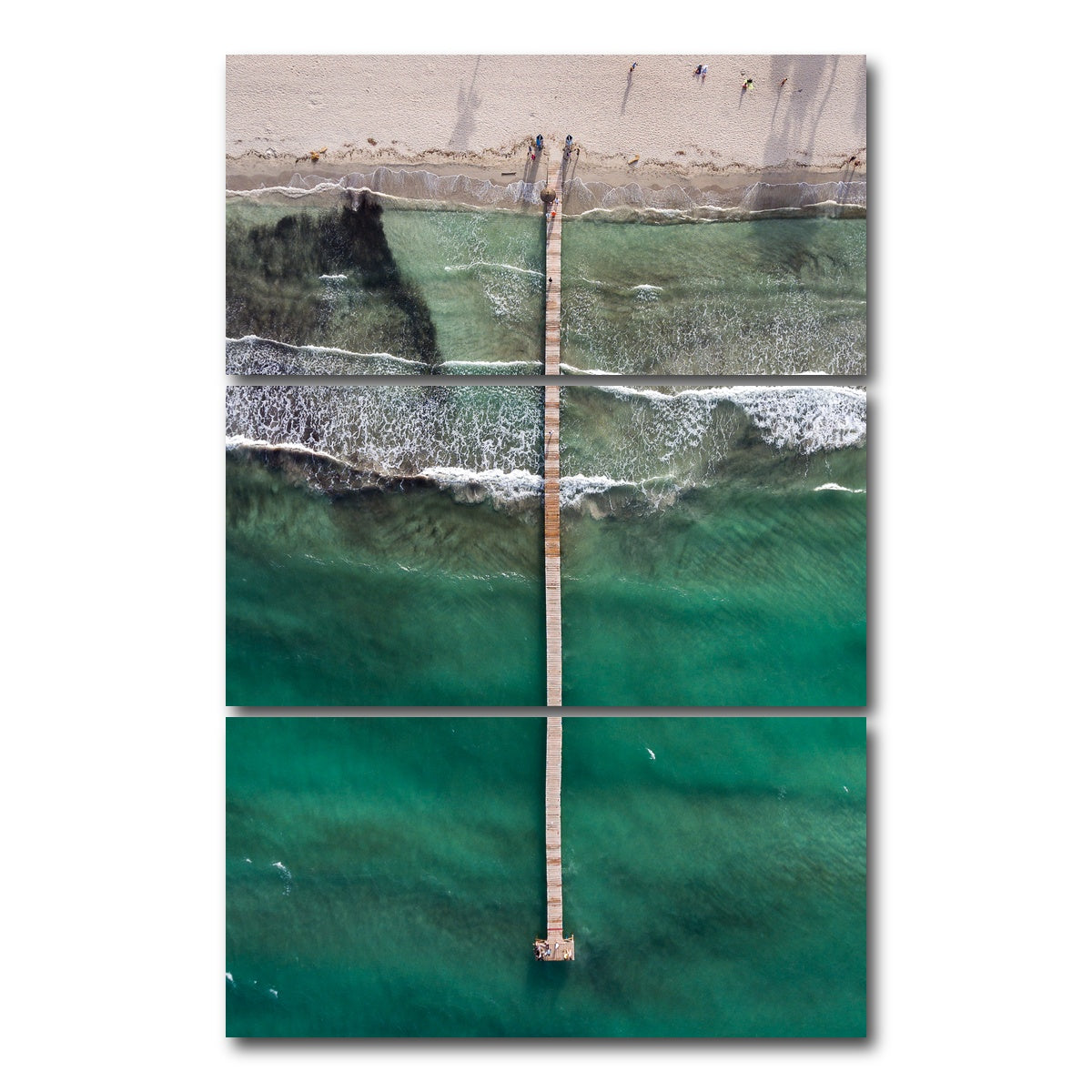 AUTO-MOCKUP WHITE | The Boardwalk | 3 Piece | Gallery Wrap Canvas | group=12x24_stacked
