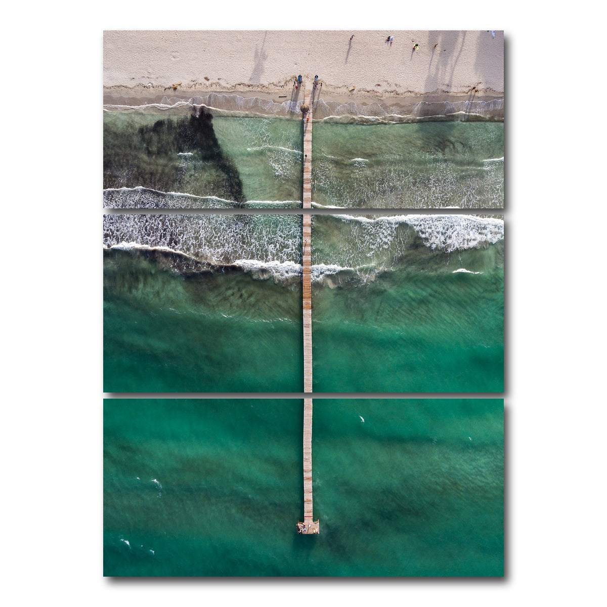 AUTO-MOCKUP WHITE | The Boardwalk | 3 Piece | Gallery Wrap Canvas | group=8x18_stacked