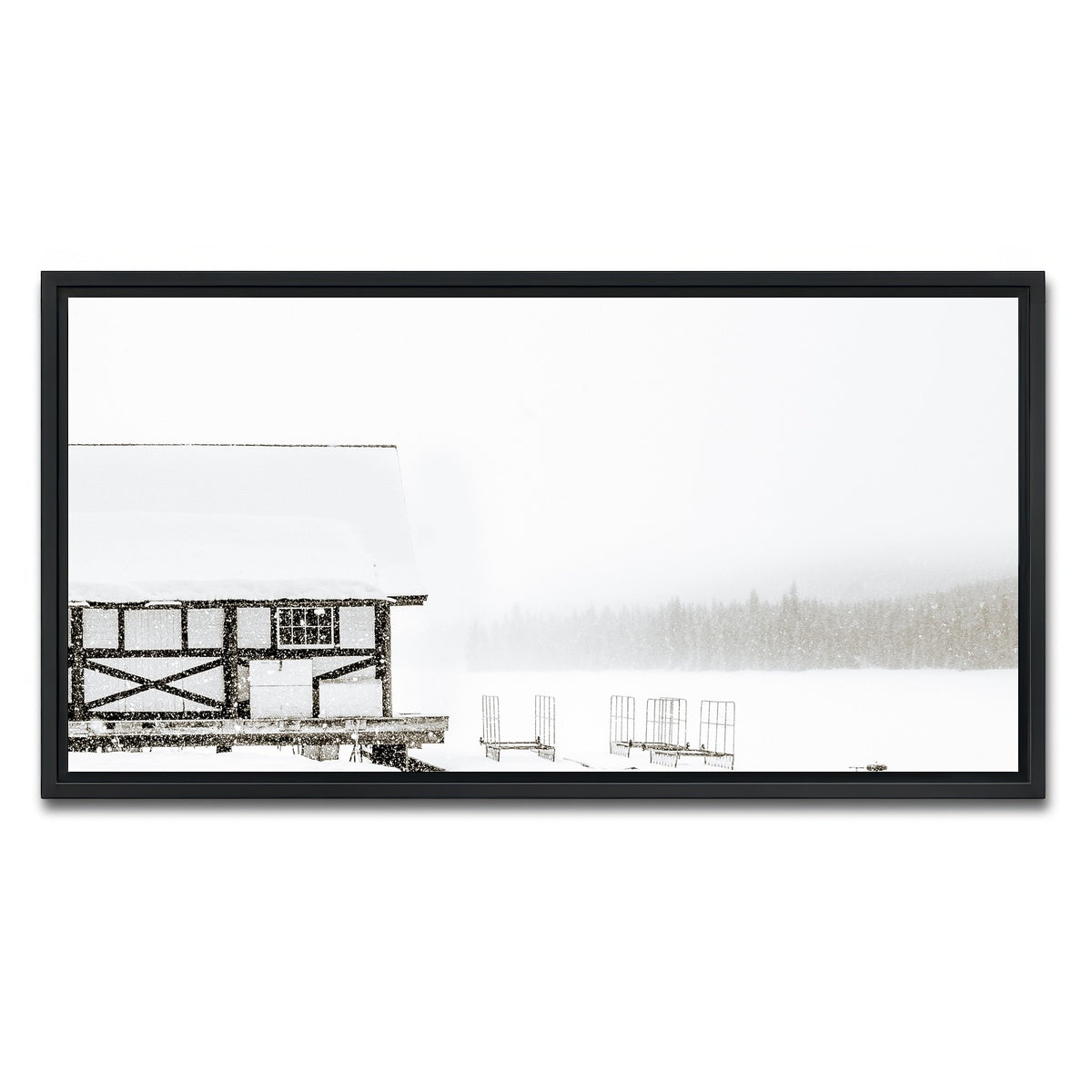 AUTO-MOCKUP WHITE | The Boat House | 1 Piece | Black Framed Canvas | group=2x1