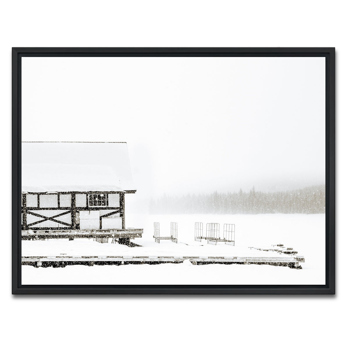AUTO-MOCKUP WHITE | The Boat House | 1 Piece | Black Framed Canvas | group=4x3