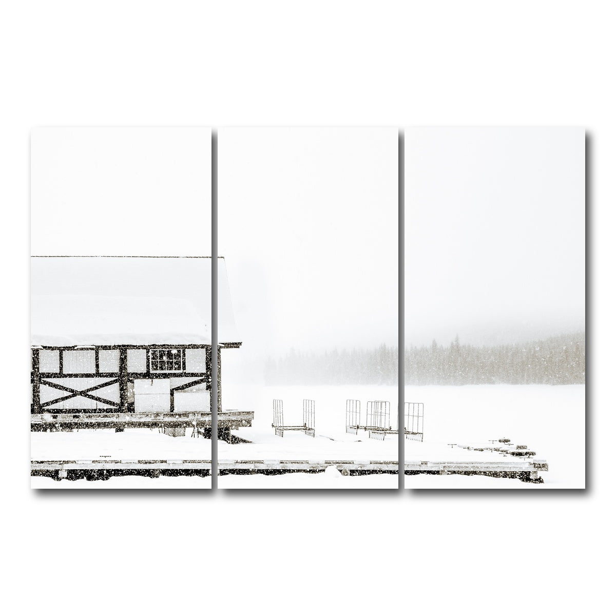 AUTO-MOCKUP WHITE | The Boat House | 3 Piece | Gallery Wrap Canvas | group=12x24