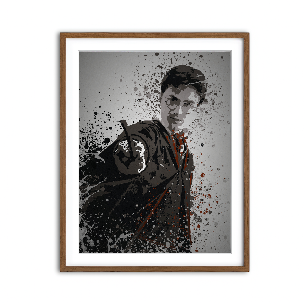 Framed Print 3x4 Walnut