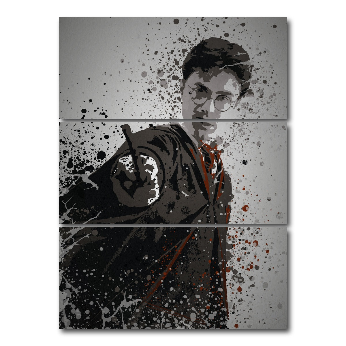 AUTO-MOCKUP WHITE | The Boy Who Lived | 3 Piece | Gallery Wrap Canvas | group=8x18_stacked