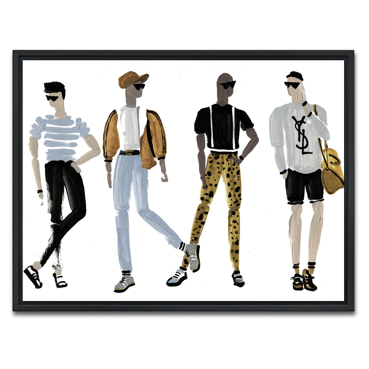 AUTO-MOCKUP WHITE | The Boys | 1 Piece | Black Framed Canvas | group=4x3