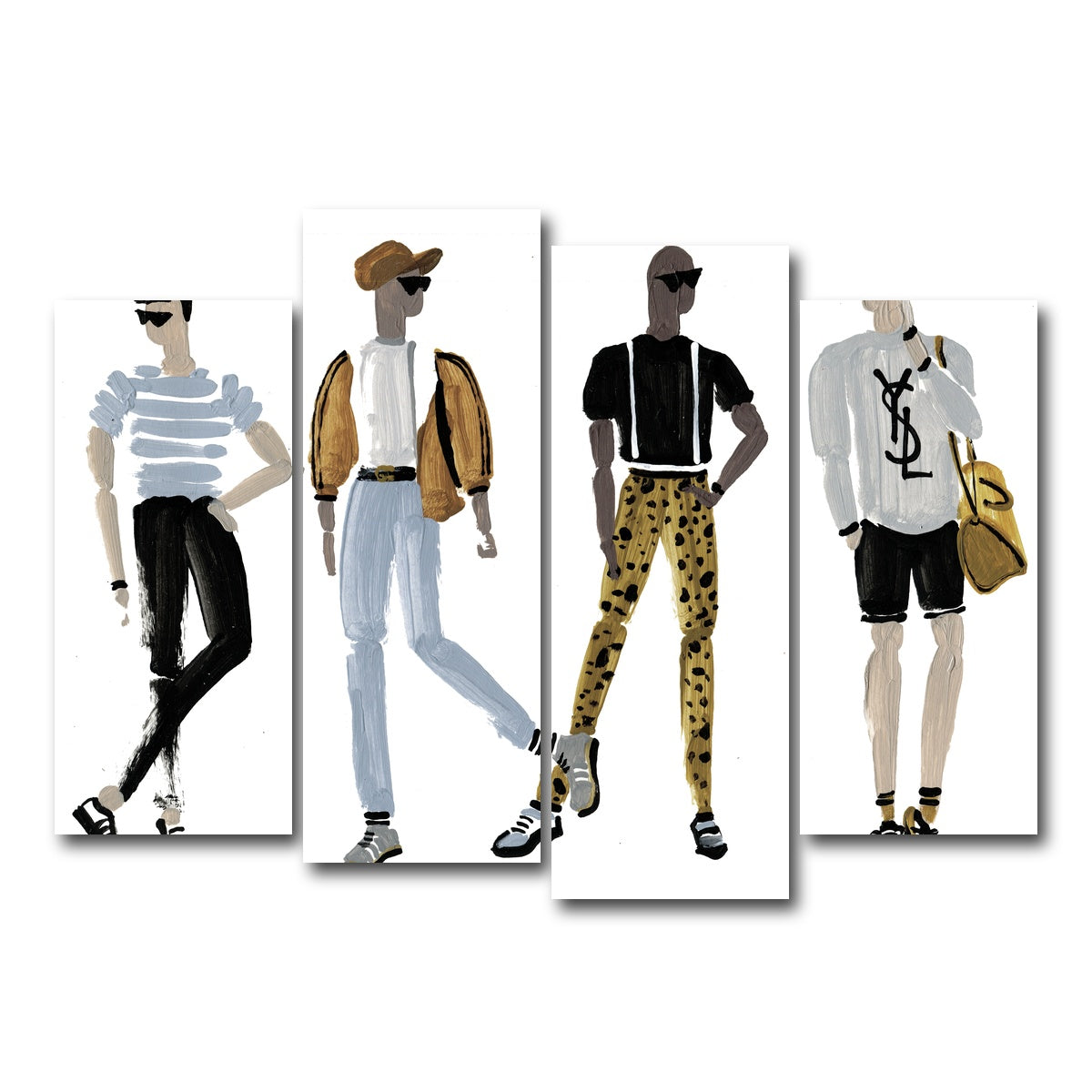 AUTO-MOCKUP WHITE | The Boys | 4 Piece | Gallery Wrap Canvas | group=4_normal