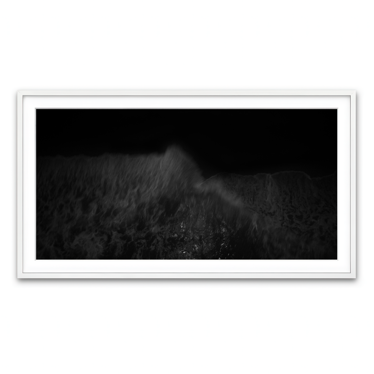 Framed Print 2x1 White