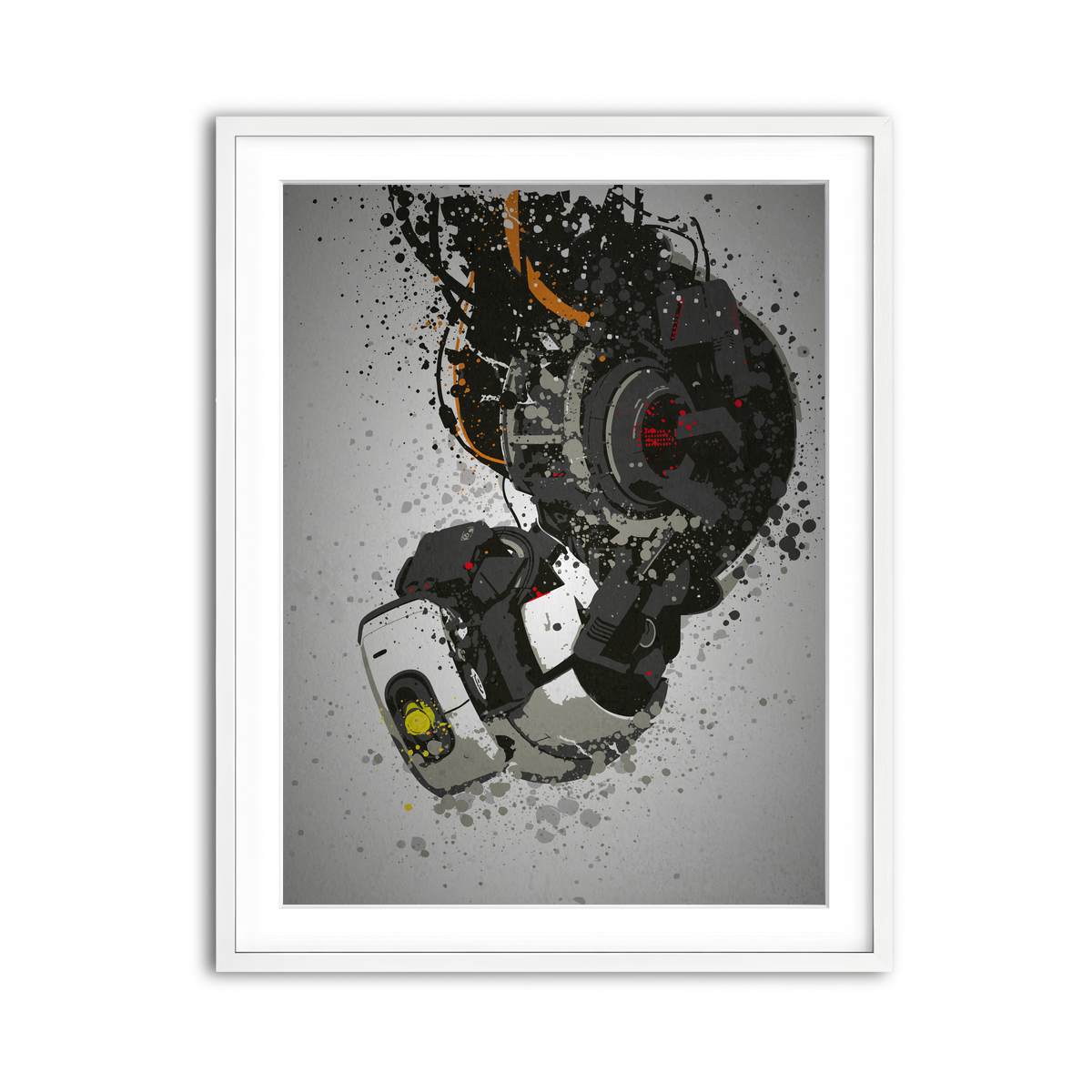 Framed Print 3x4 White