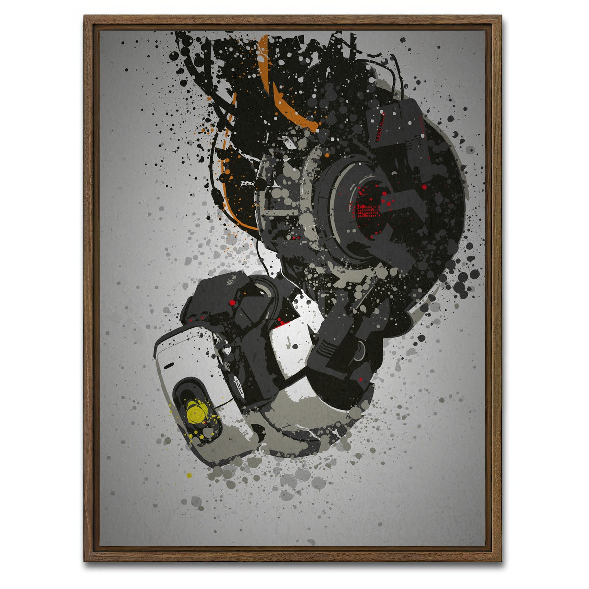 AUTO-MOCKUP WHITE | The Cake is a Lie | 1 Piece | Walnut Framed Canvas | group=3x4