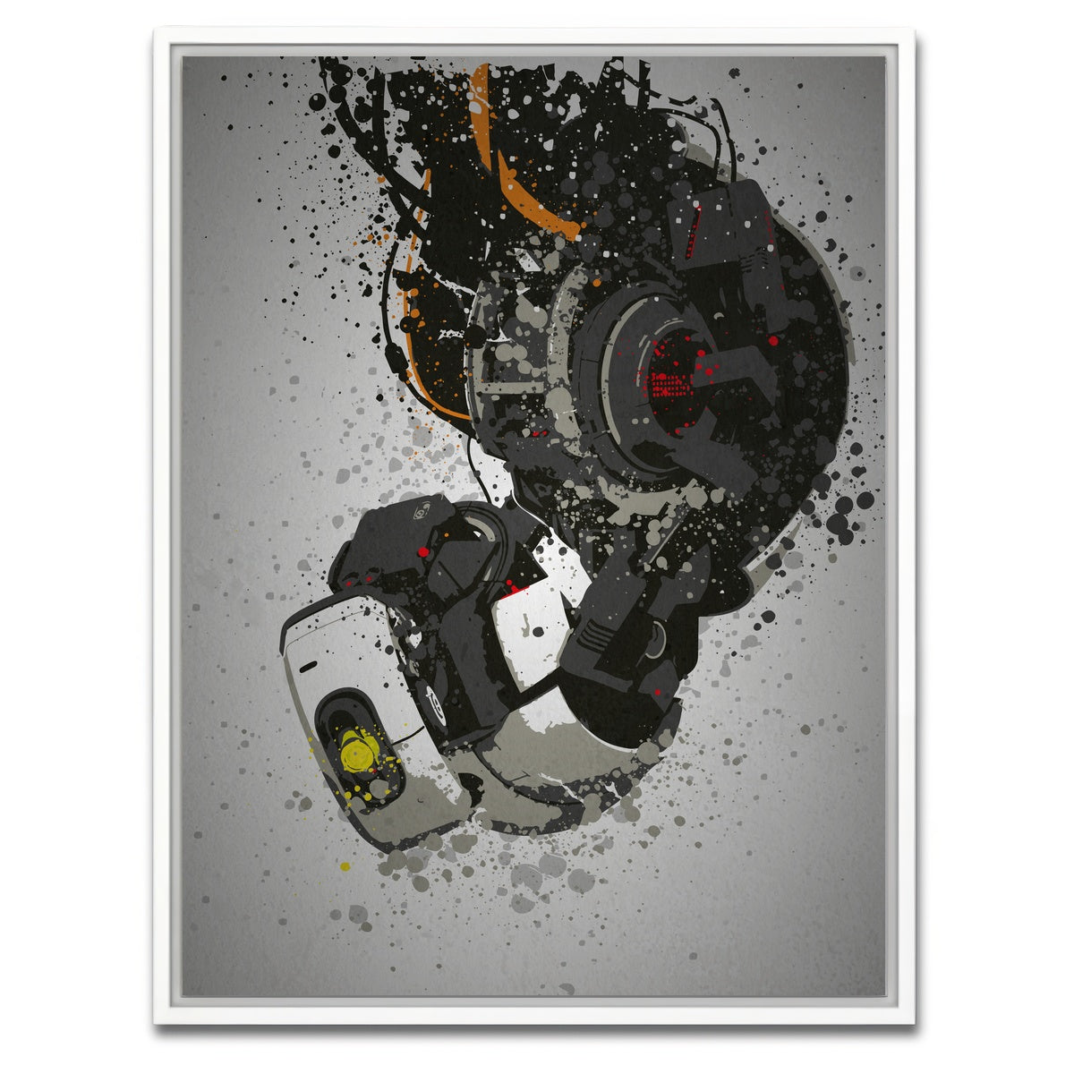 AUTO-MOCKUP WHITE | The Cake is a Lie | 1 Piece | White Framed Canvas | group=3x4