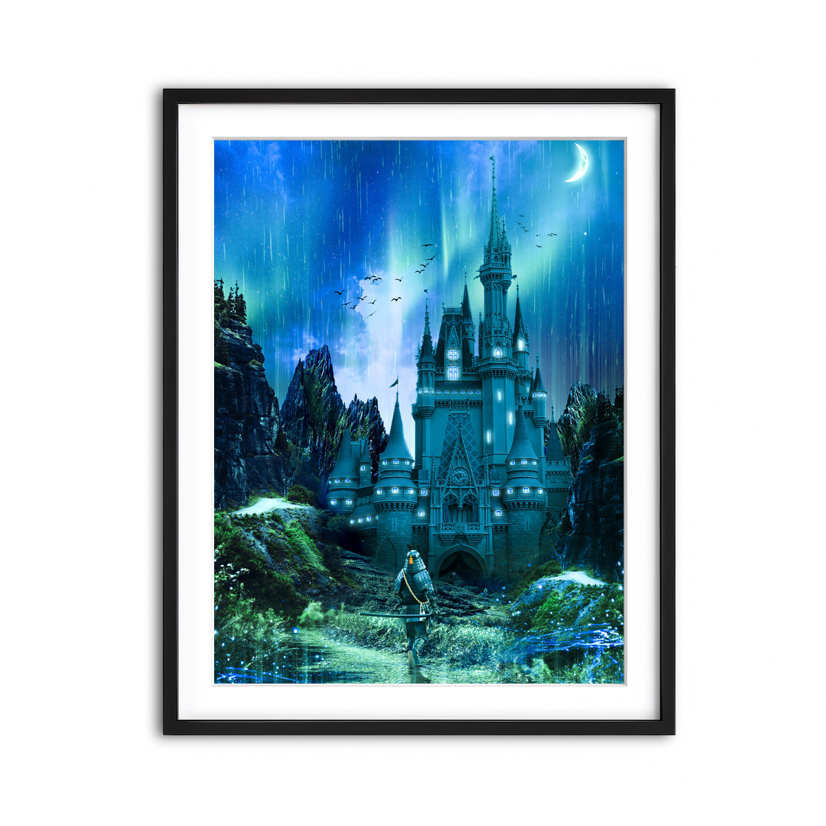 Framed Print 3x4 Black