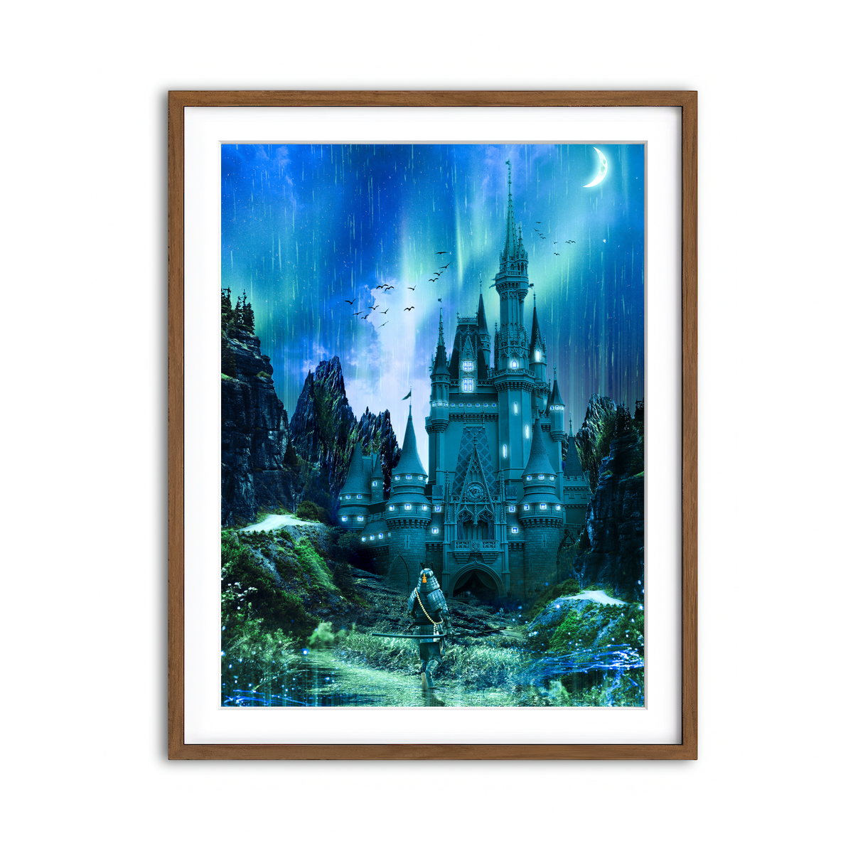 Framed Print 3x4 Walnut