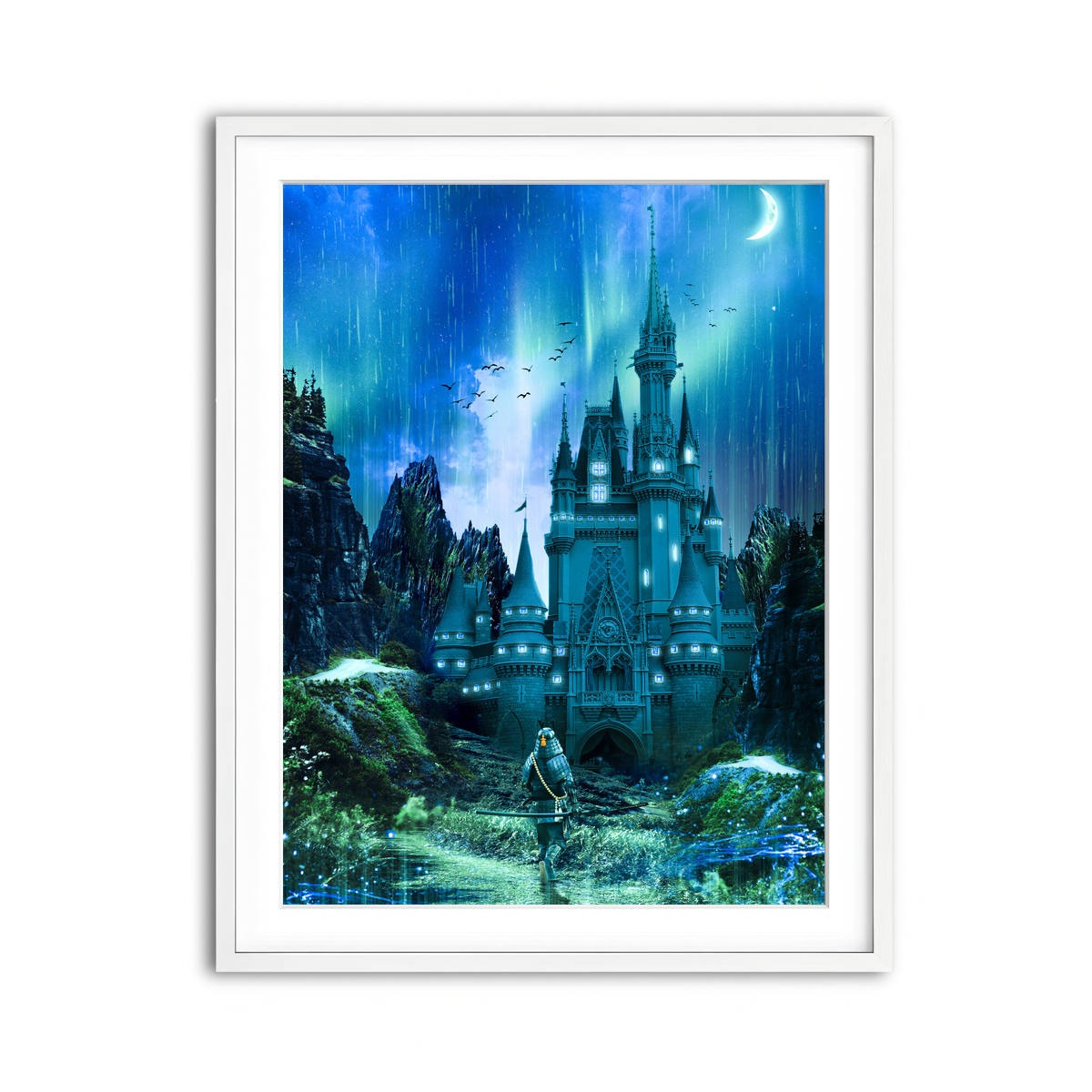 Framed Print 3x4 White