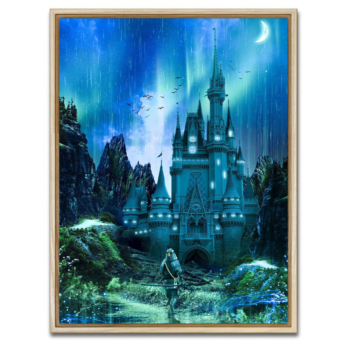 AUTO-MOCKUP WHITE | The Castle | 1 Piece | Natural Framed Canvas | group=3x4