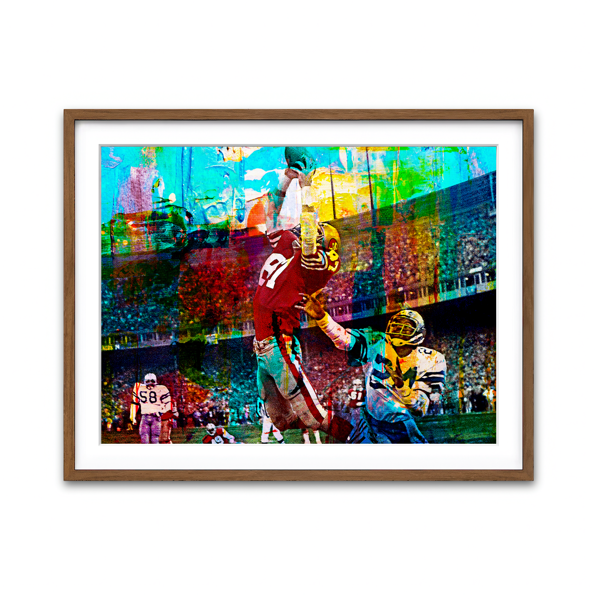 Framed Print 4x3 Walnut