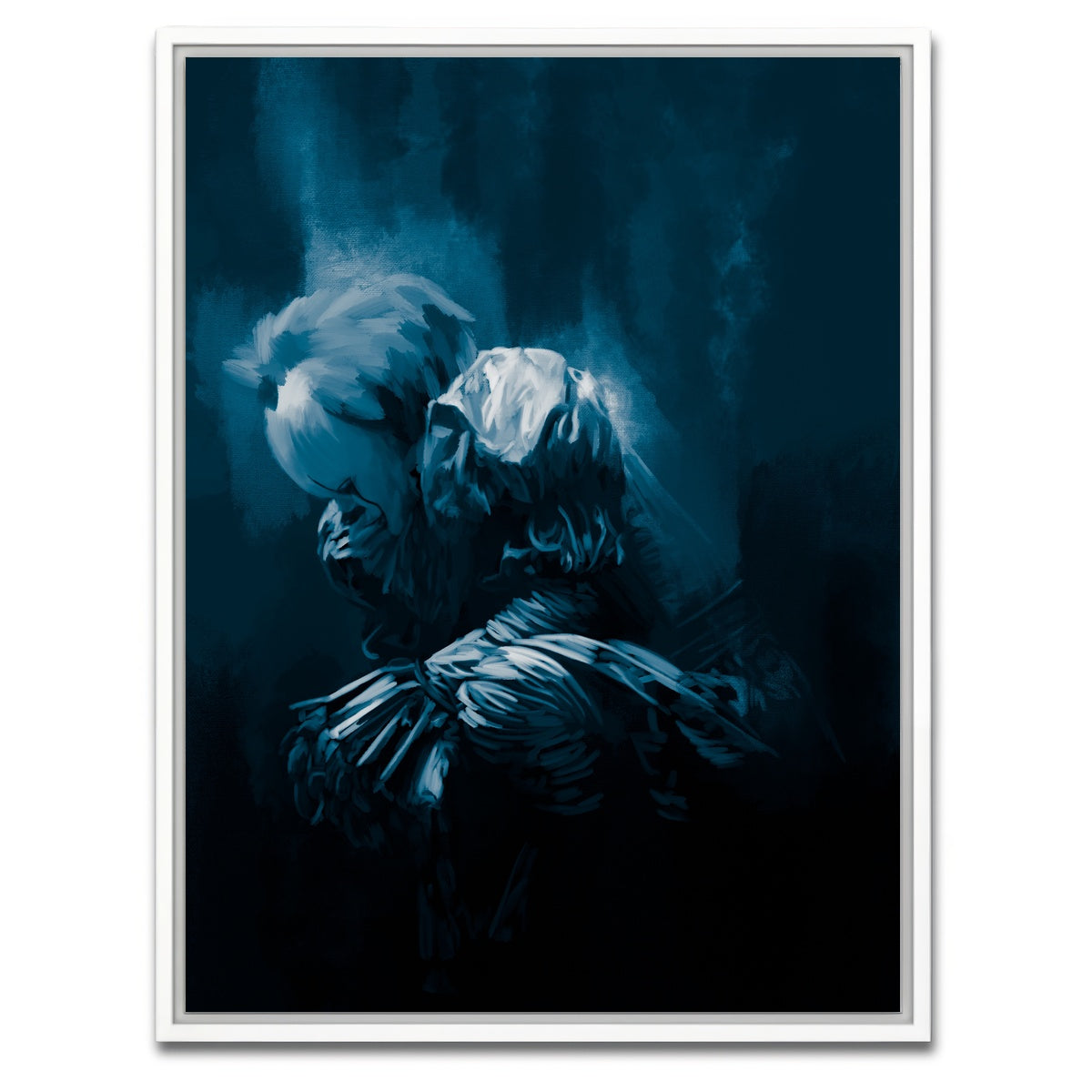 AUTO-MOCKUP WHITE | The Clown | 1 Piece | White Framed Canvas | group=3x4