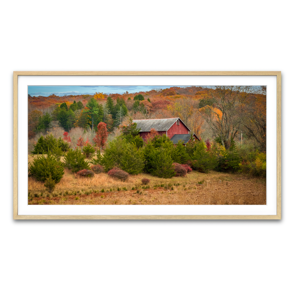 Framed Print 2x1 Natural