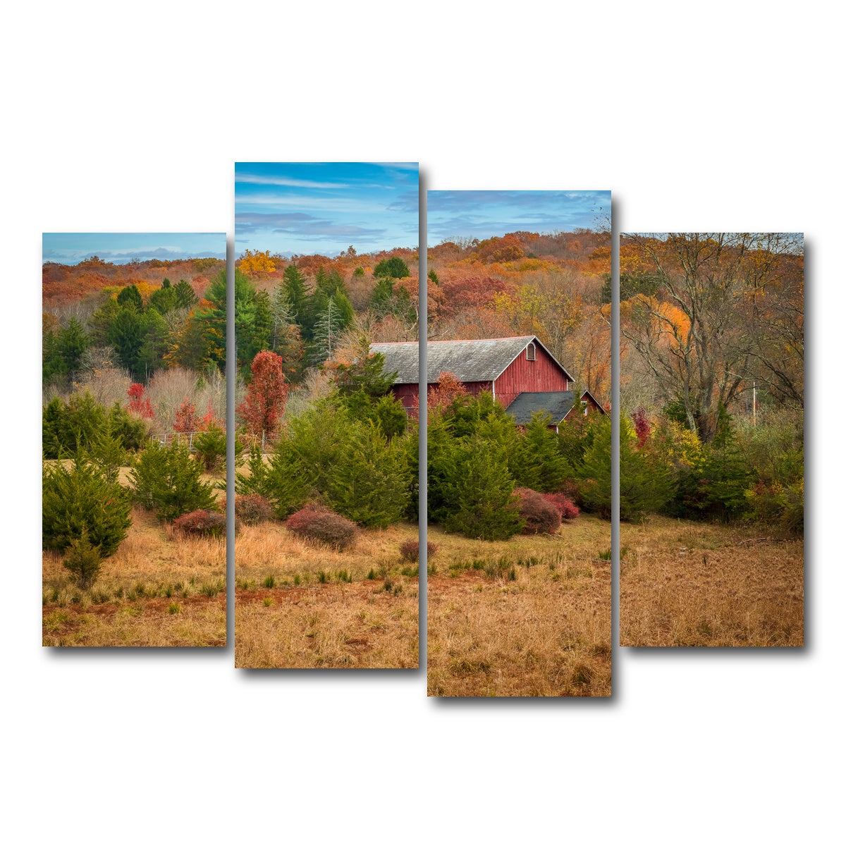 AUTO-MOCKUP WHITE | The Colors of Home | 4 Piece | Gallery Wrap Canvas | group=4_normal