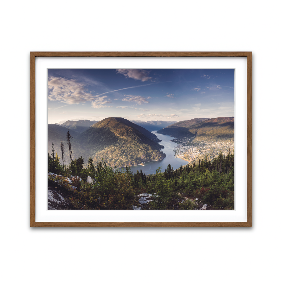 Framed Print 4x3 Walnut