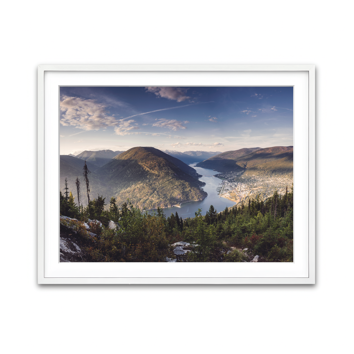 Framed Print 4x3 White
