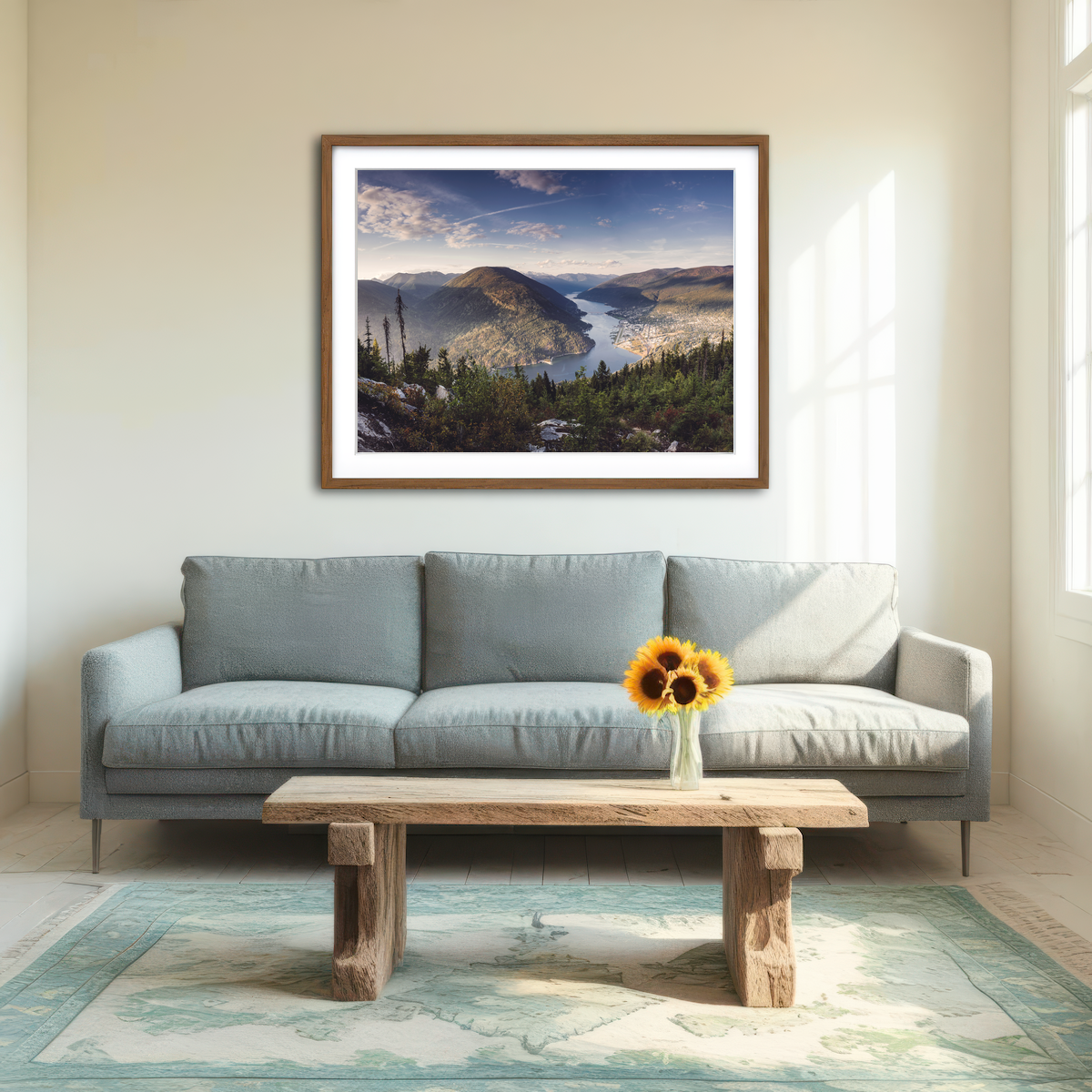 AUTO-MOCKUP ROOM | The Creek Below Wall Art