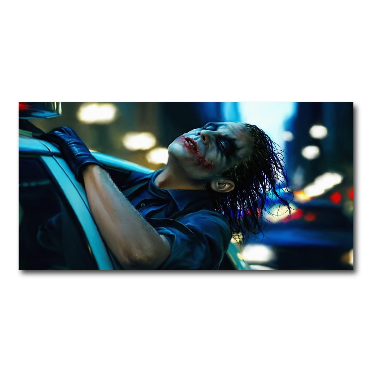 AUTO-MOCKUP WHITE | The Dark Knight Joker | 1 Piece | Gallery Wrap Canvas | group=2x1