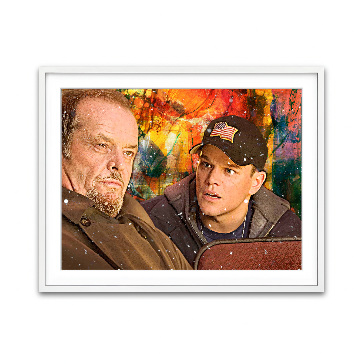 Framed Print 4x3 White