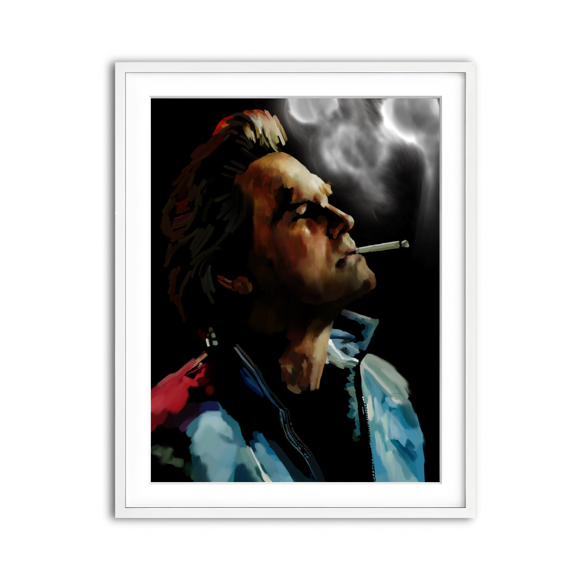 Framed Print 3x4 White