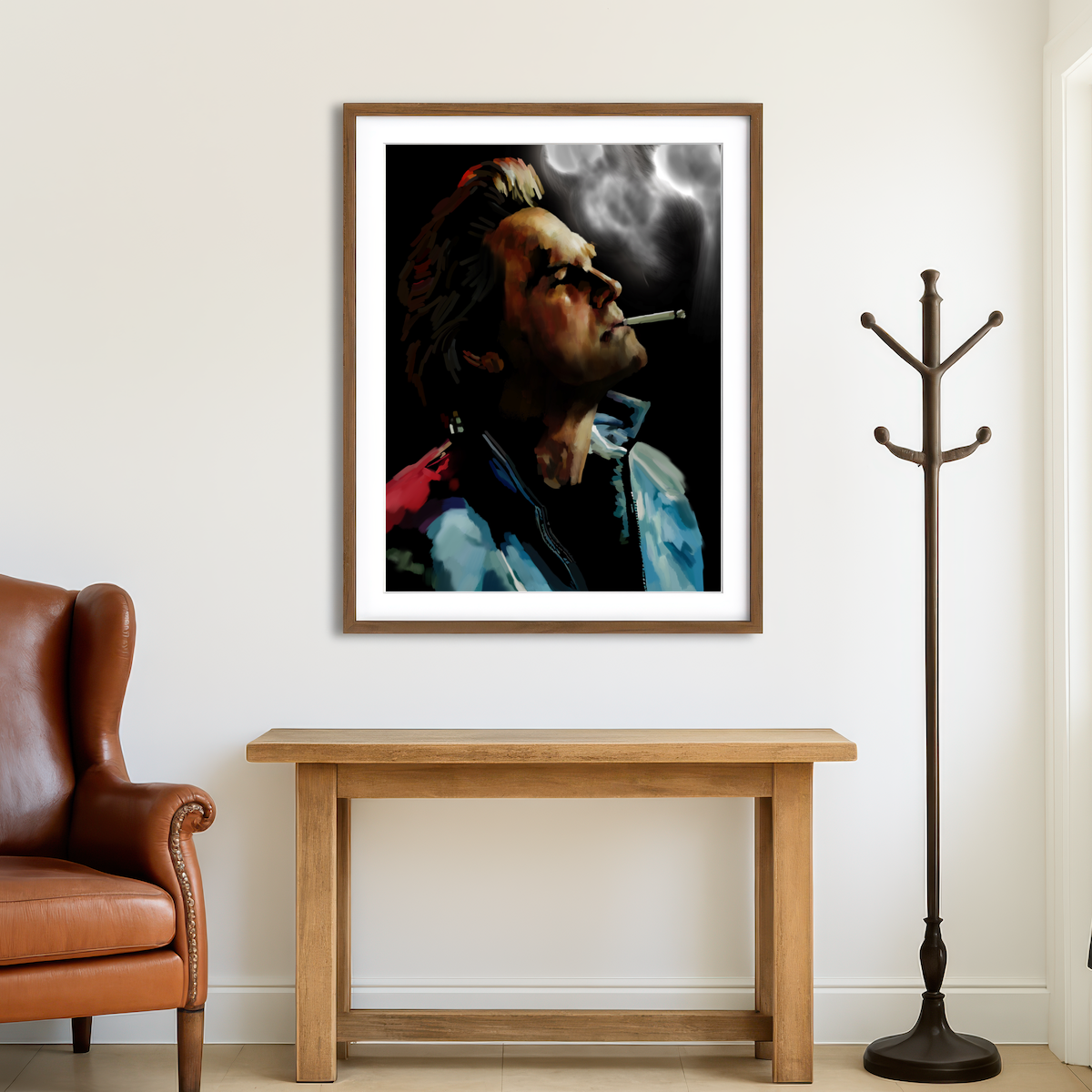 AUTO-MOCKUP ROOM | The Driver Wall Art