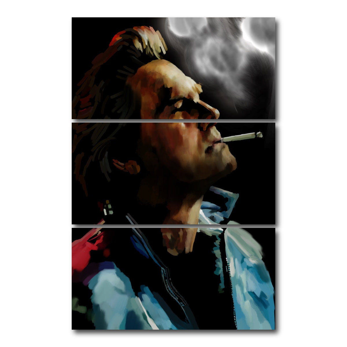 AUTO-MOCKUP WHITE | The Driver | 3 Piece | Gallery Wrap Canvas | group=12x24_stacked