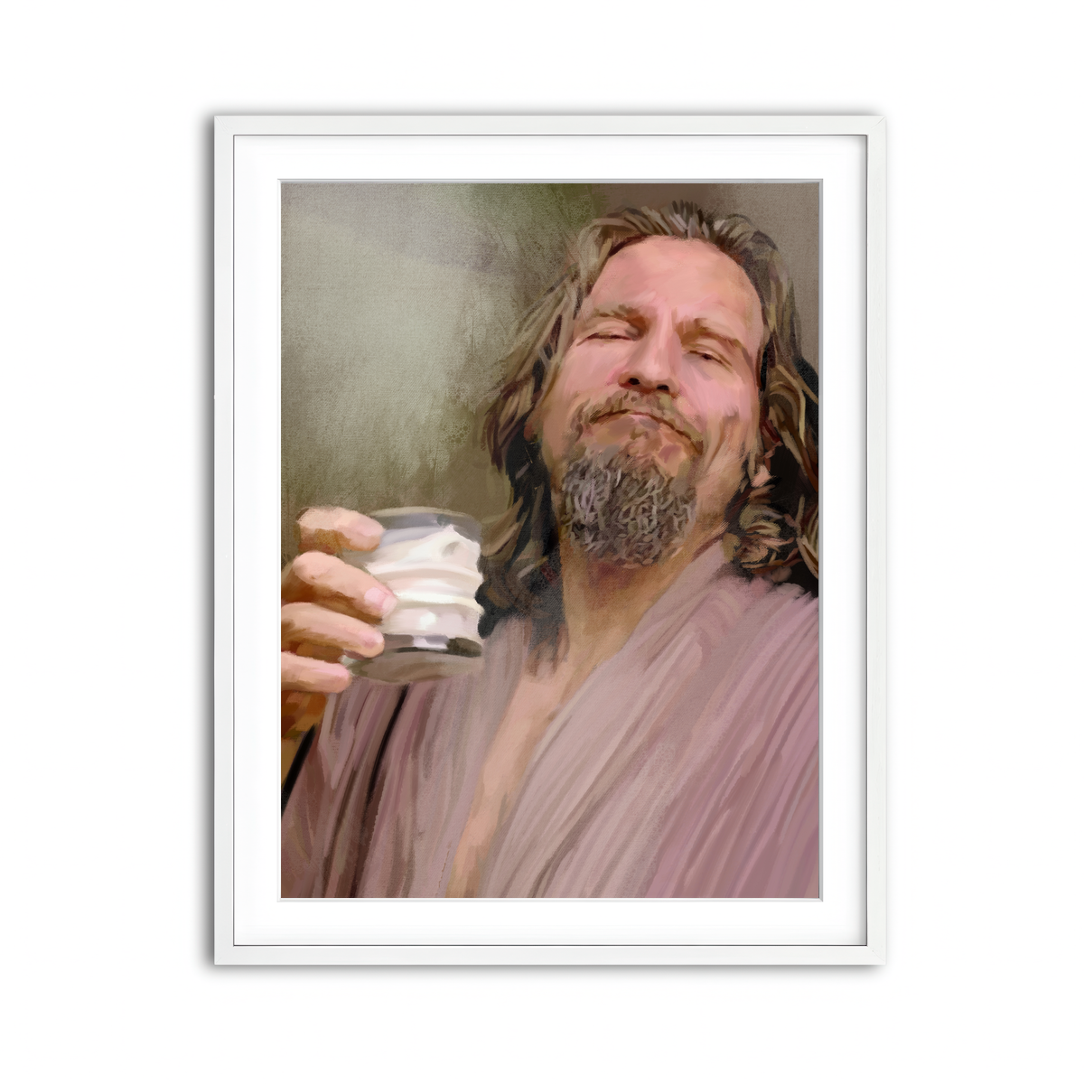 Framed Print 3x4 White