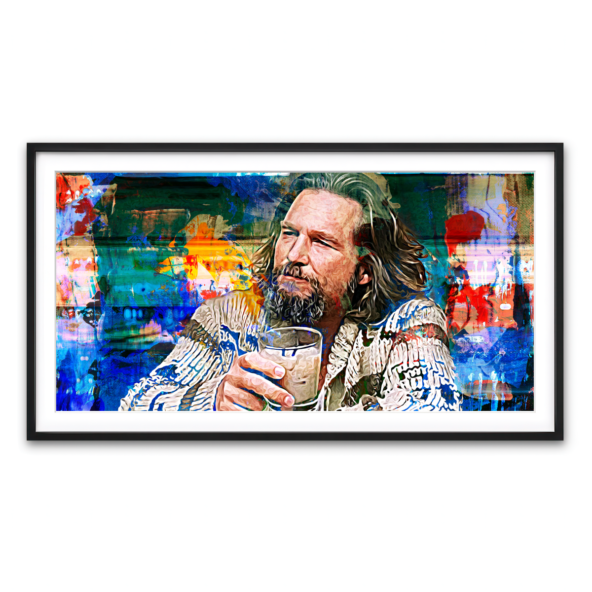 Framed Print 2x1 Black