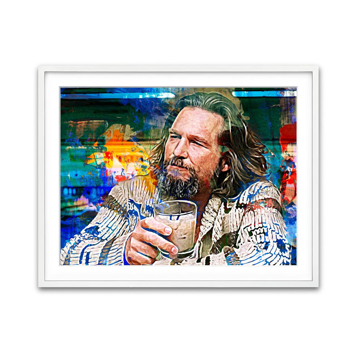 Framed Print 4x3 White