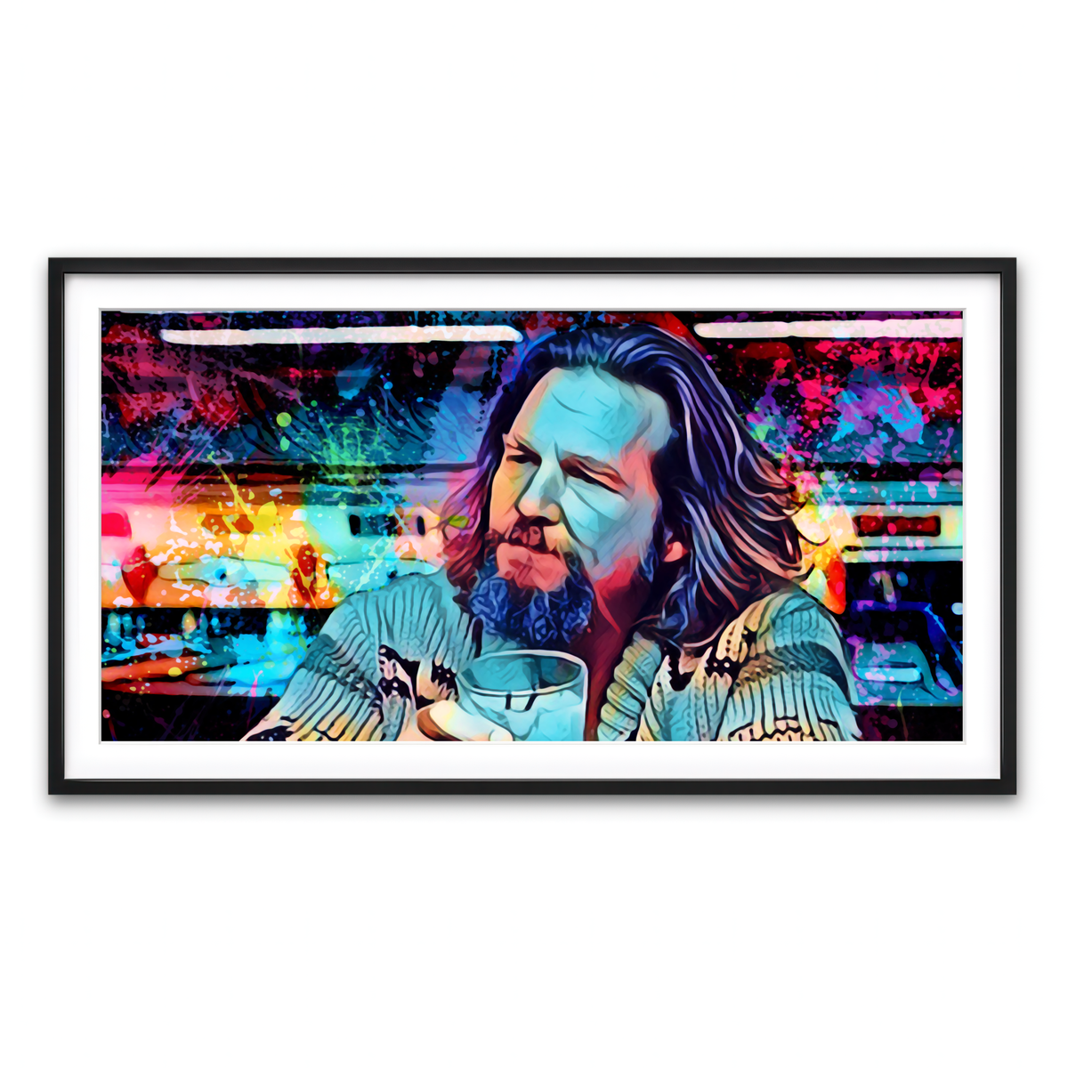 Framed Print 2x1 Black