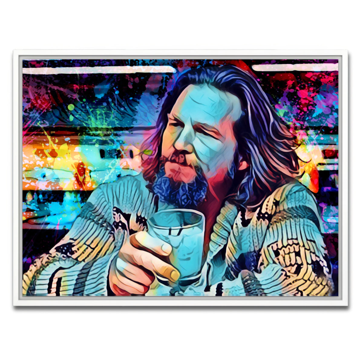 AUTO-MOCKUP WHITE | The Dude | 1 Piece | White Frame | group=4x3