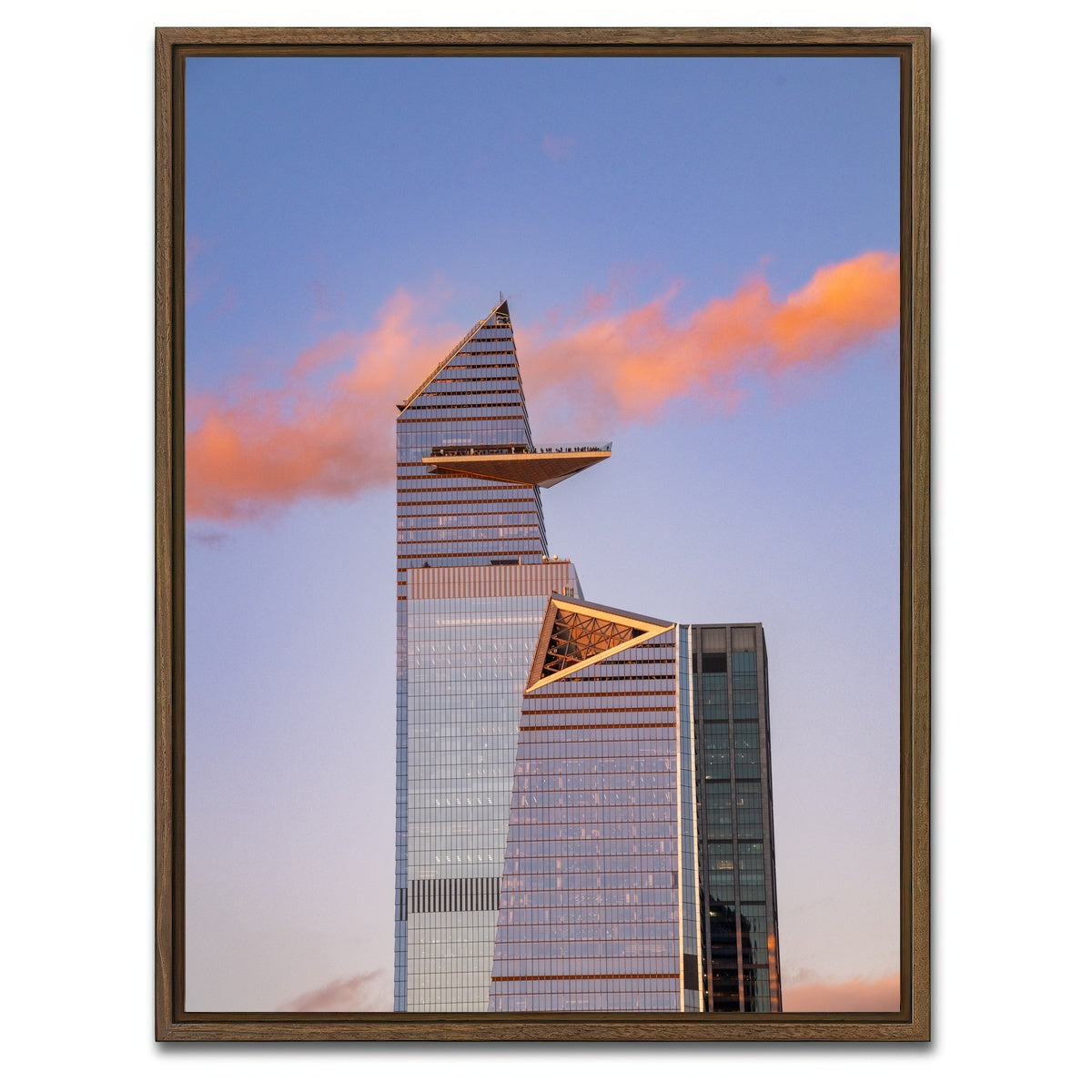 AUTO-MOCKUP WHITE | The Edge | 1 Piece | Walnut Framed Canvas | group=3x4