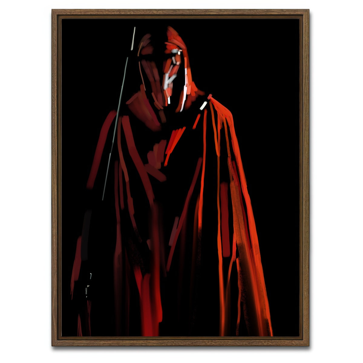 AUTO-MOCKUP WHITE | The Emperor's Guard | 1 Piece | Walnut Framed Canvas | group=3x4