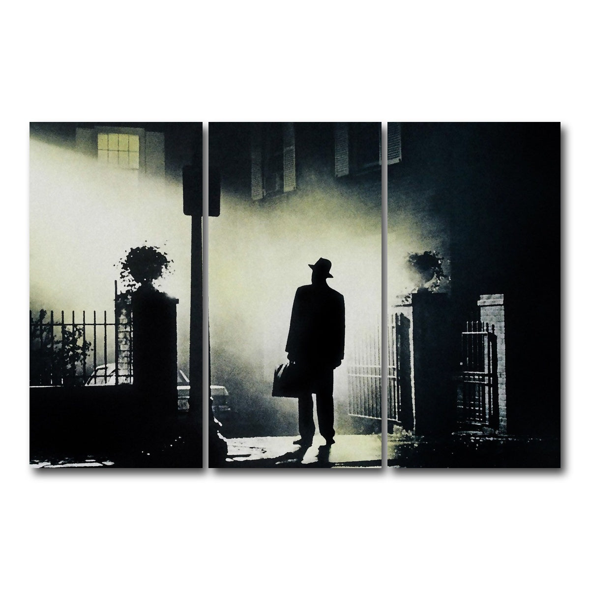 AUTO-MOCKUP WHITE | The Exorcist | 3 Piece | Gallery Wrap Canvas | group=12x24